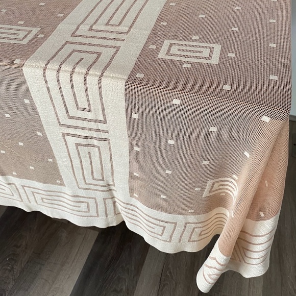 VTG 1930s Sheer Tablecloth Large Rectangle 65.5 x 79" - Picture 5 of 9